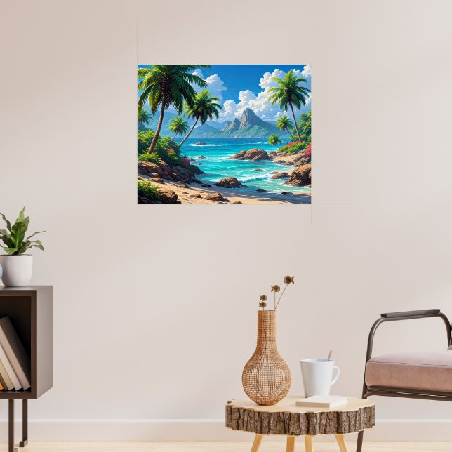 Póster Sueña, Paraíso Tropical, (Salón 3)