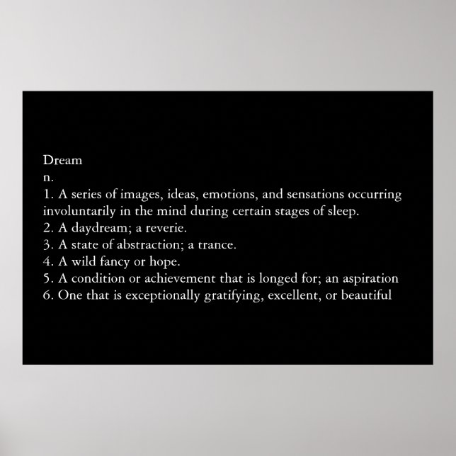 Póster Sueño (Frente)