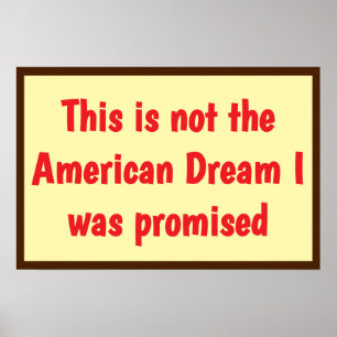Póster Sueño Americano Prometido