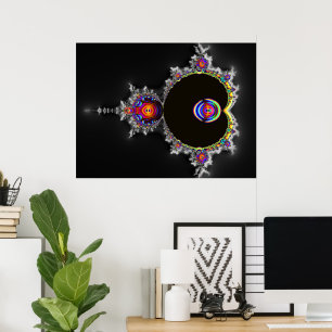 Póster Sueño arcoiris. El famoso Mandelbrot Set