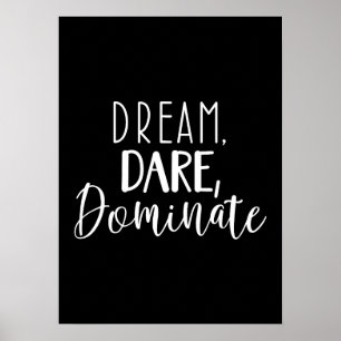 Póster Sueño, Atractivo, Dominado - Gimnasio, Hustle, Éxi