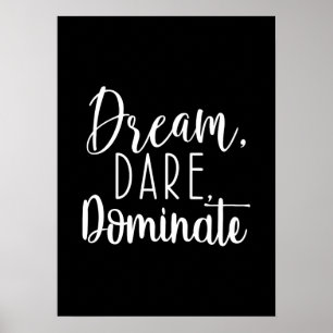 Póster Sueño, Atractivo, Dominado - Hustle, Gimnasio, Éxi