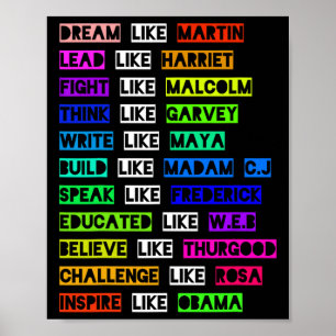 Póster Sueño como Martin Lead como Harriet Mujeres Black