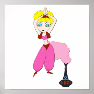 Póster Sueño con Jeannie