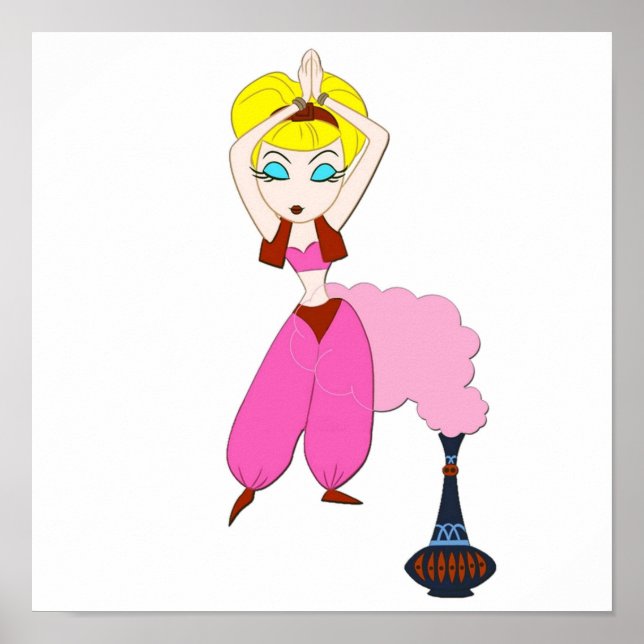 Póster Sueño con Jeannie (Frente)
