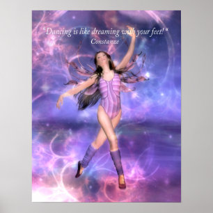 Póster Sueño con sus pies
