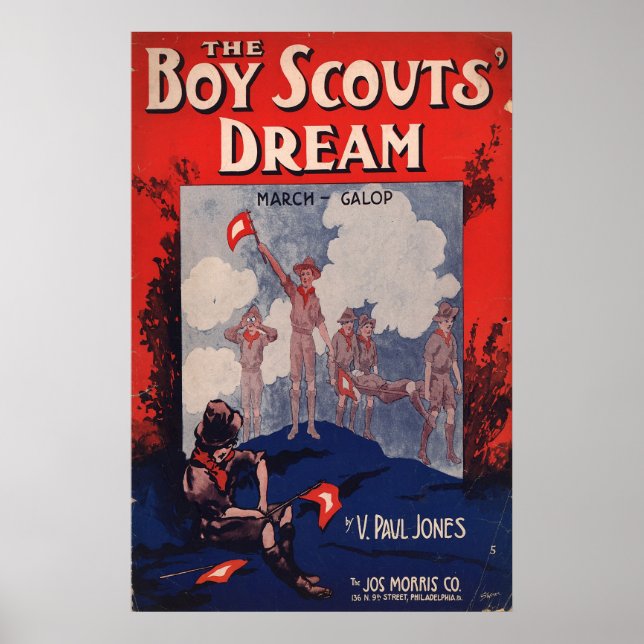 Póster Sueño de boy scouts (Frente)