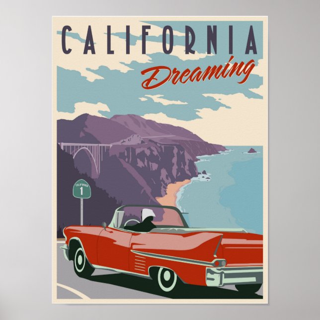 Póster Sueño de California (Frente)