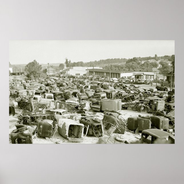 Póster Sueño de coleccionista de coches antiguos, 1941 (Frente)