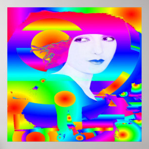 Póster Sueño de color abstracto