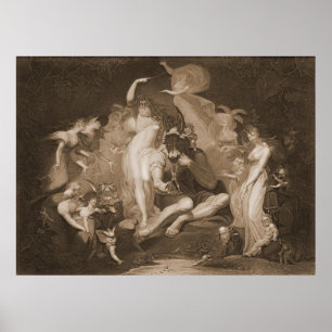 Póster Sueño de las noches de verano de 1796