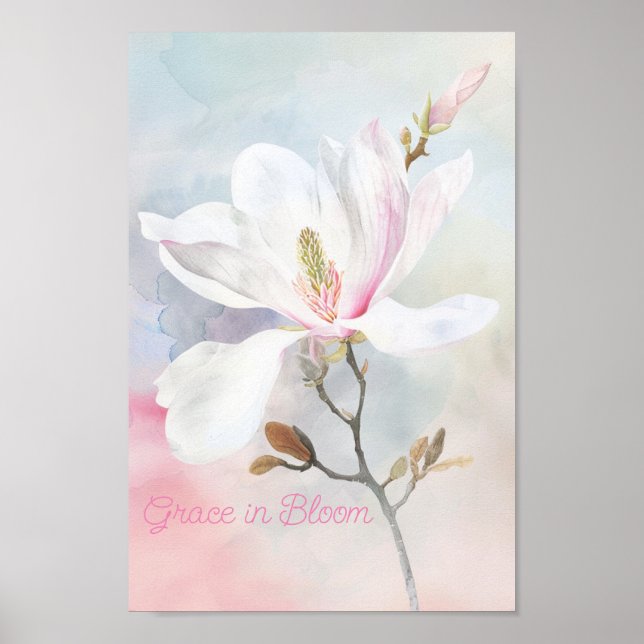 Póster Sueño de Magnolia: Una sinfonía de pasteles (Frente)