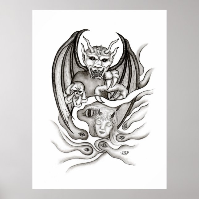 Póster Sueño de Medianoche - Diablos (Frente)