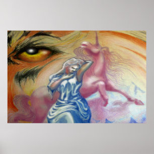 Póster Sueño de unicornio