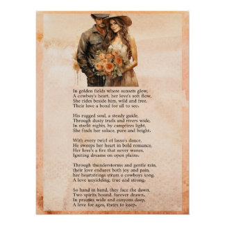 Póster Sueño del Vaquero