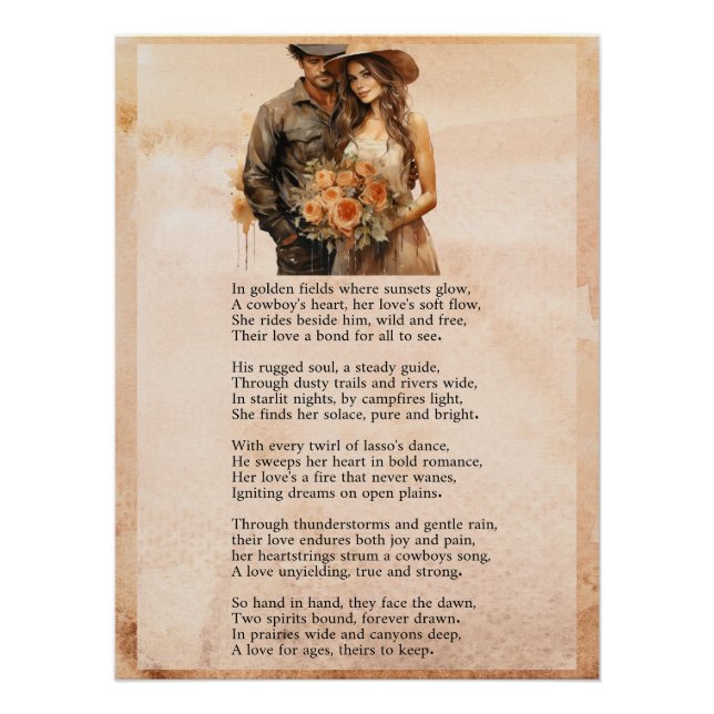 Póster Sueño del Vaquero (Anverso)