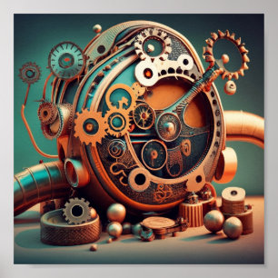 Póster Sueño generado por IA