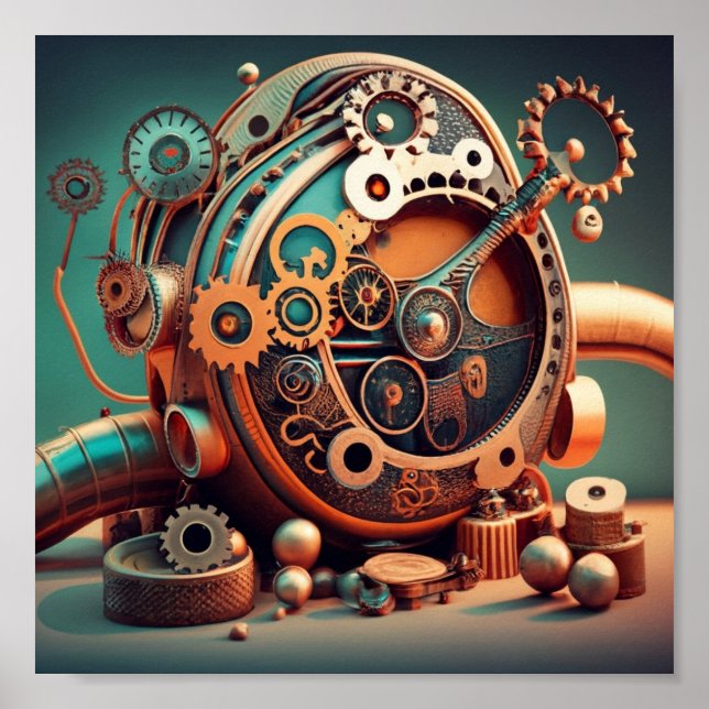 Póster Sueño generado por IA (Frente)