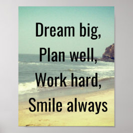 Póster Sueño grande