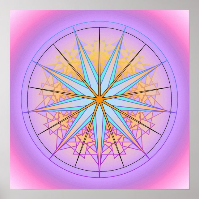 Póster Sueño Mandala #1 (Frente)