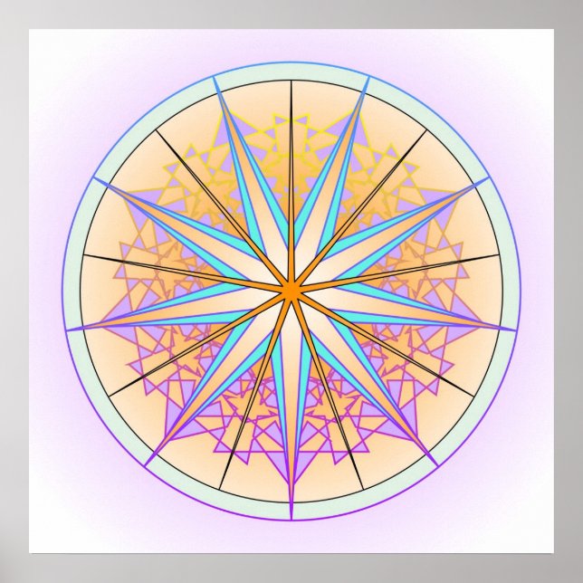 Póster Sueño Mandala #2 (Frente)