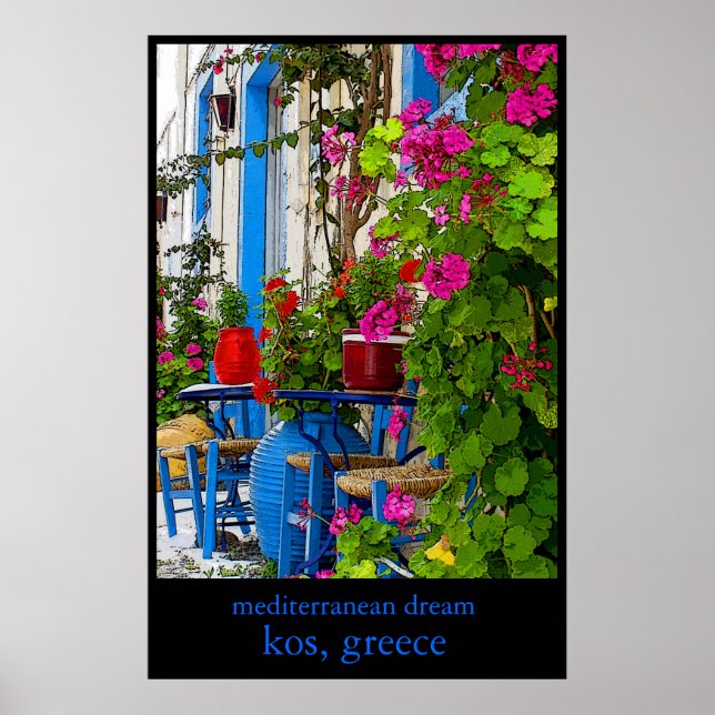 Póster sueño mediterráneo (Frente)