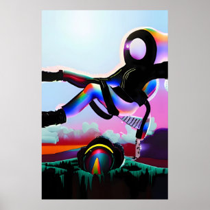 Póster Sueño psiconaumático Ken Gage Surrealismo