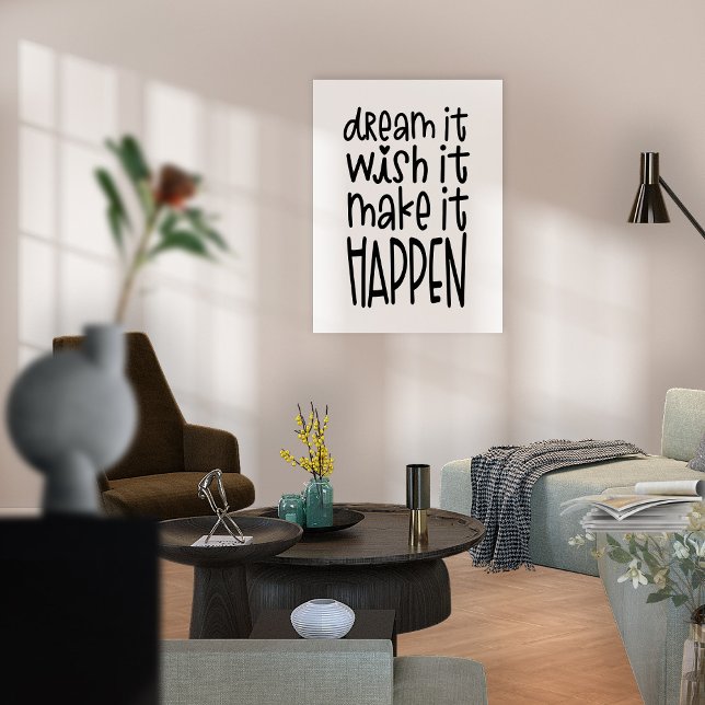 Póster Sueño Que Desee Que Se Haga Una Cita Positiva (Subido por el creador)