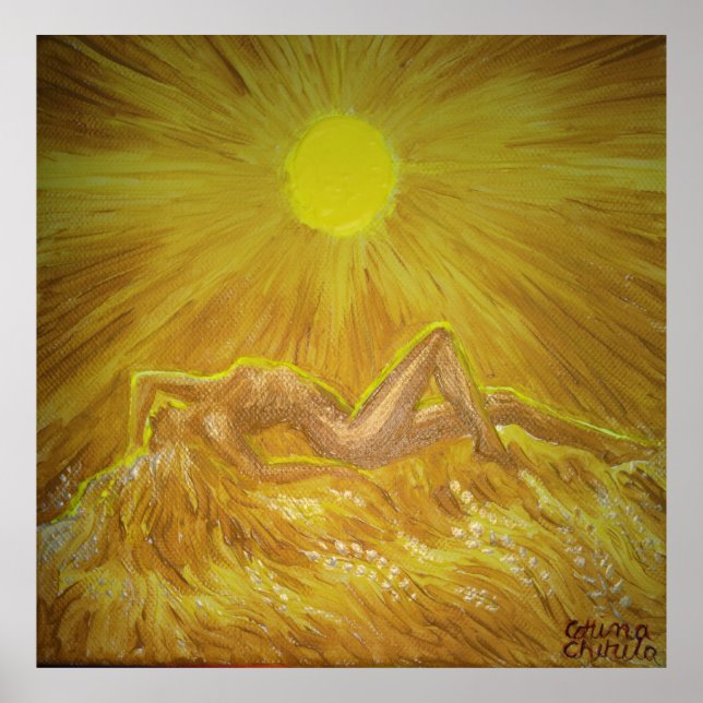 Póster Sueño solar de verano (Frente)