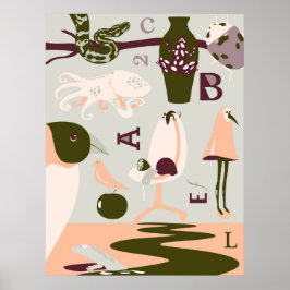 Póster Sueño zoológico