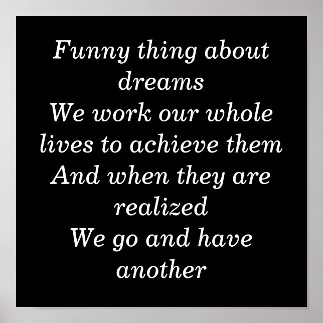 Póster Sueños (Frente)