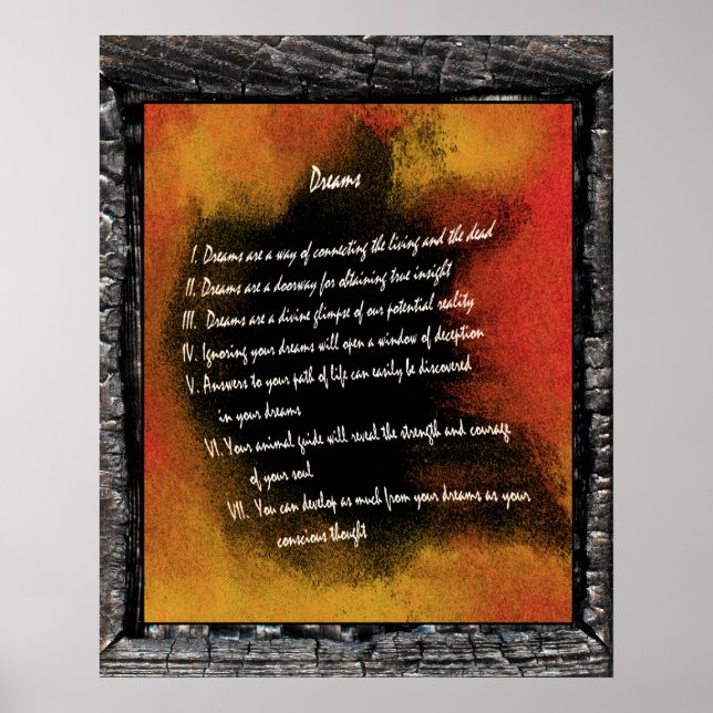 Póster Sueños (Frente)