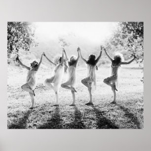 Póster SUEÑOS AGRADABLESmujer, pagana, espiritual, bailan