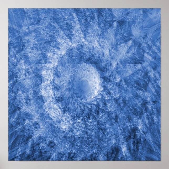 Póster Sueños azules suaves..... (Frente)