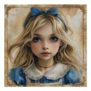 Póster Sueños caprichosos de Alicia: Caprichos de Wonderl