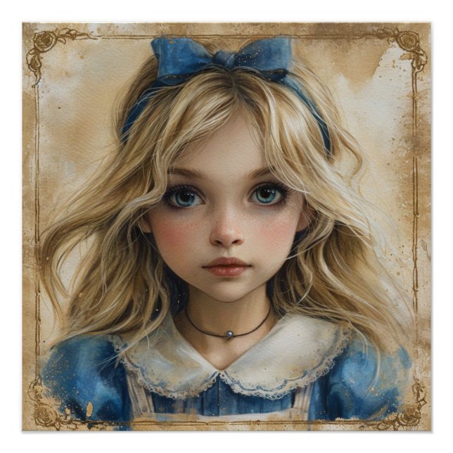 Póster Sueños caprichosos de Alicia: Caprichos de Wonderl (Anverso)