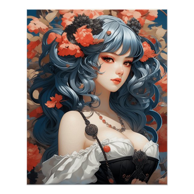 Póster Sueños caprichosos de IA del Manga: Pequeño vestid (Anverso)