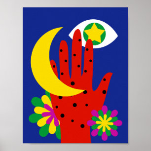 Póster Sueños celestes