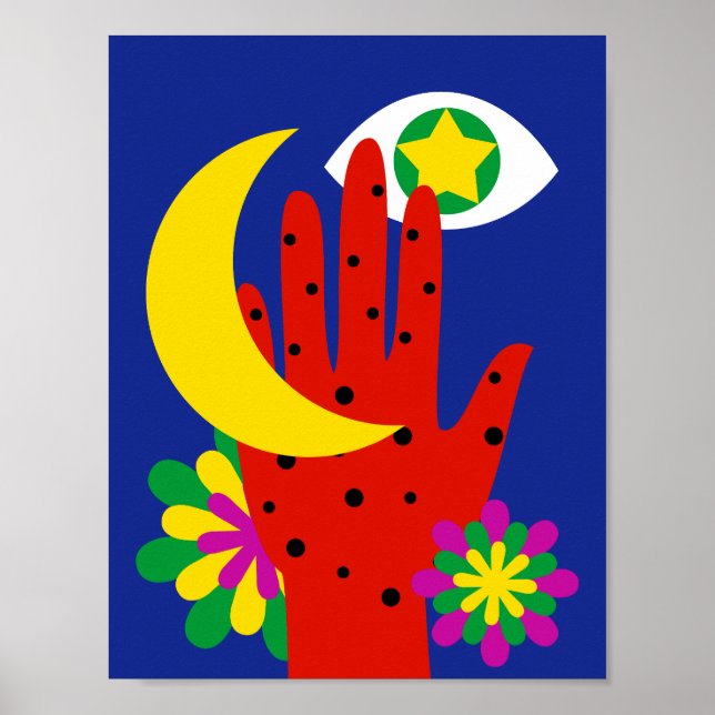 Póster Sueños celestes (Frente)
