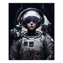 Sueños Cósmicos: Fantasía Retro de Astronauta Chic