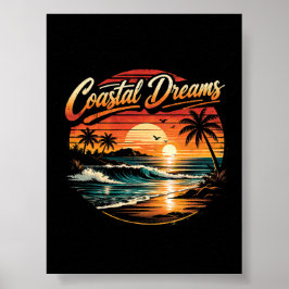 Póster Sueños Costeros