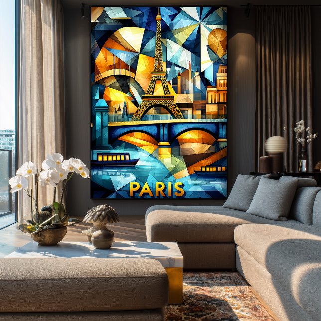 Póster Sueños Cubistas de París - Ciudad Geométrica Moder (Subido por el creador)