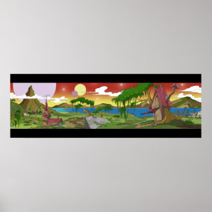Póster Sueños de 36" x 12", Poster de valor (mate)