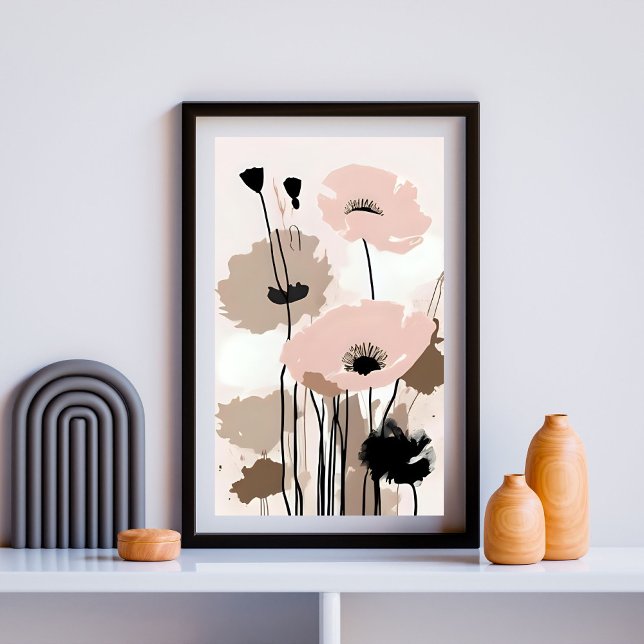 Póster Sueños de amapola de acuarela suave (Subido por el creador)