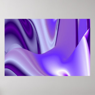 Póster Sueños de Arcoíris de Flor Morada