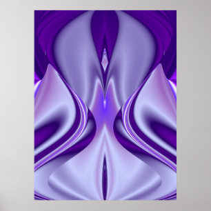 Póster Sueños de Arcoíris de Flor Morada