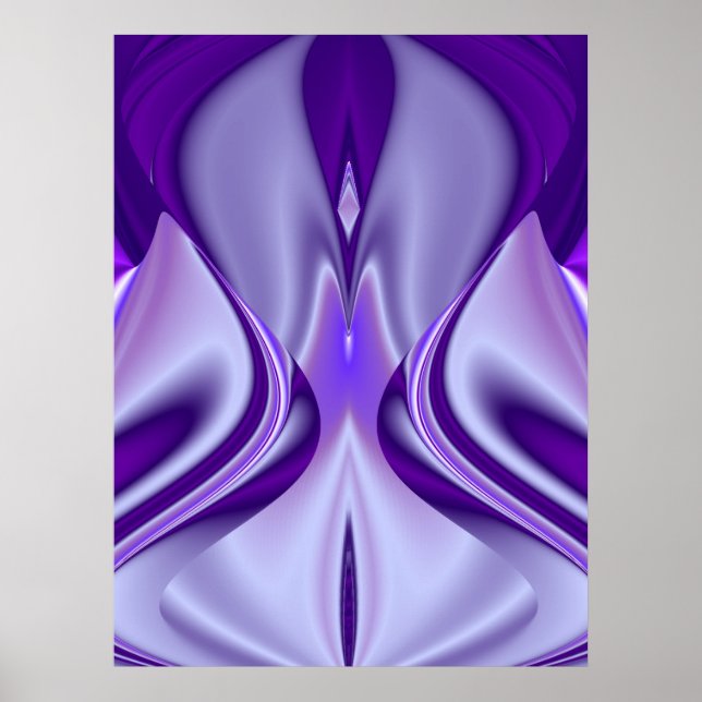 Póster Sueños de Arcoíris de Flor Morada (Frente)