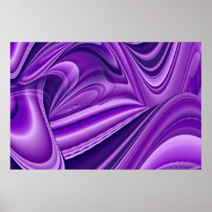 Póster Sueños de Arcoíris de Flor Morada