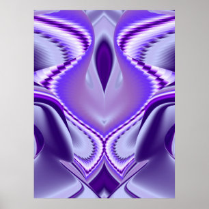 Póster Sueños de Arcoíris de Flor Morada