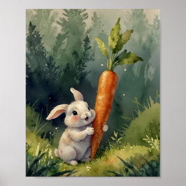 Póster Sueños de conejitos pradera: Poster